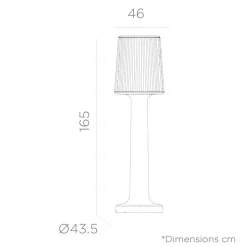 Metall Lampen|Wegeleuchten*Newgarden LED Außenleuchte Kabel Stecker 165 cm Weiß IP65 2700 K