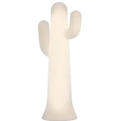 Metall Lampen|Wegeleuchten*Newgarden LED Außenleuchte Kaktus Garten Weiß 140 cm IP65 Stecker Kabel