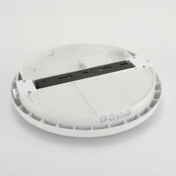 Badezimmer Lampe|Feuchtraumleuchten*Strühm LED Außenleuchte mit Bewegungsmelder IP65 rund Ø 30 cm Weiß