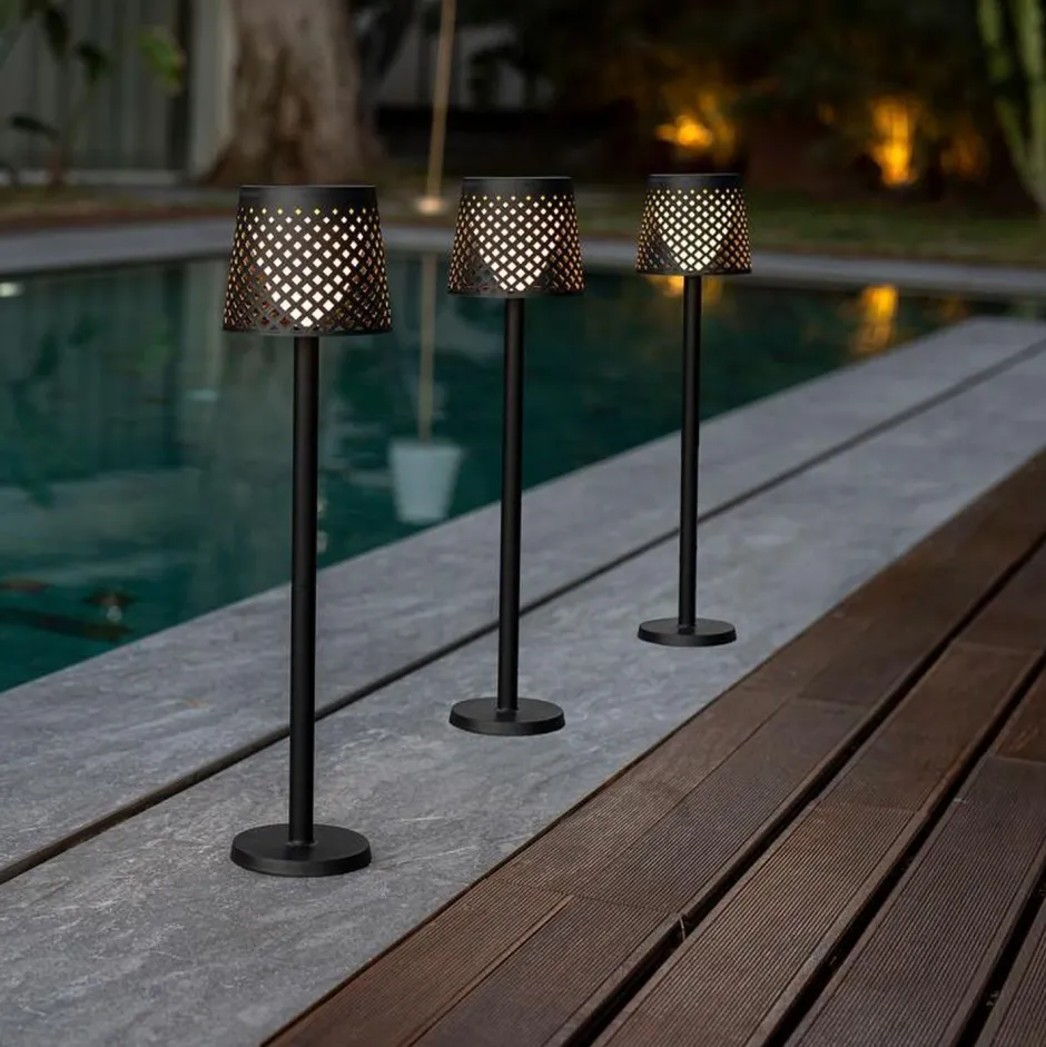 Newgarden LED Außenleuchte Solar 5-in-1 Erdspieß Wand Tisch Boden IP65< Solarleuchten