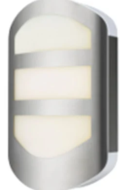 Easylight LED Außenleuchte Wand Edelstahl IP44 H: 28 cm 600 lm< Metall Lampen|Feuchtraumleuchten