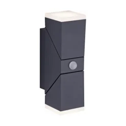 Paul Neuhaus LED Außenleuchte Wand mit Bewegungsmelder IP54 Up Down< Metall Lampen|Feuchtraumleuchten