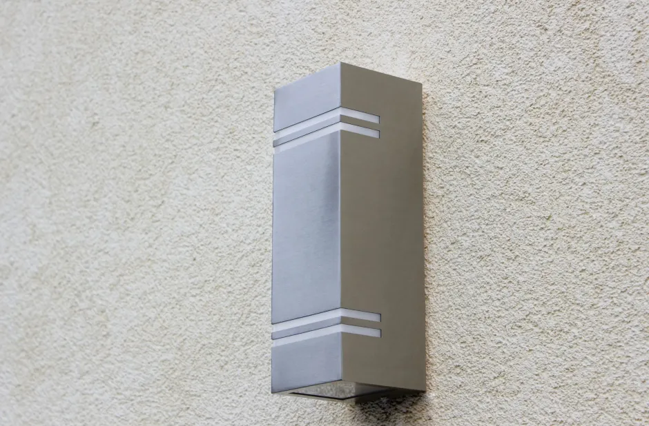 Metall Lampen|Led Außenleuchten*Eco-Light LED Außenleuchte Wand Up Down Edelstahl IP54 3000 K