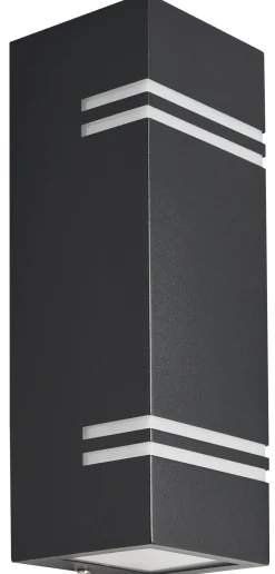 Eco-Light LED Außenleuchte Wand Up Down Aluminium IP54 3000 K< Metall Lampen|Led Außenleuchten