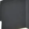 Eco-Light LED Außenleuchte Wand Up Down IP44 B:19,5 cm Schwarz< Metall Lampen|Led Außenleuchten