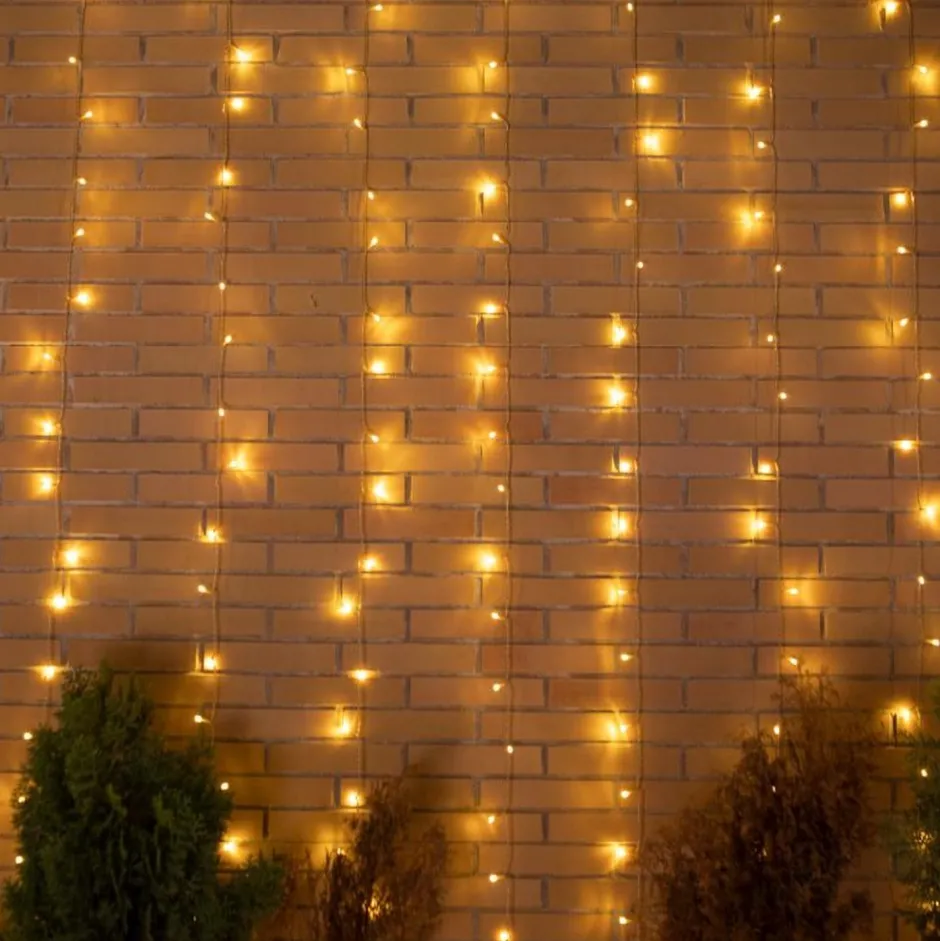 Außenlichterketten|Dekolampen Außen*Newgarden LED Außenlichterkette IP44 6 x 3 m 2700 K Stecker Kabel