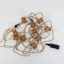 Außenlichterketten|Dekolampen Außen*Newgarden LED Außenlichterkette 5m 10x E27 IP44 2700 K mit Stecker