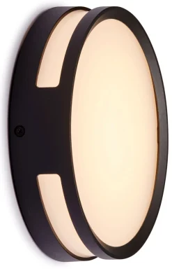 Eco-Light LED Außenwandlampe Aluminium rund Ø18,3 cm IP54 3000 K< Metall Lampen|Led Außenleuchten