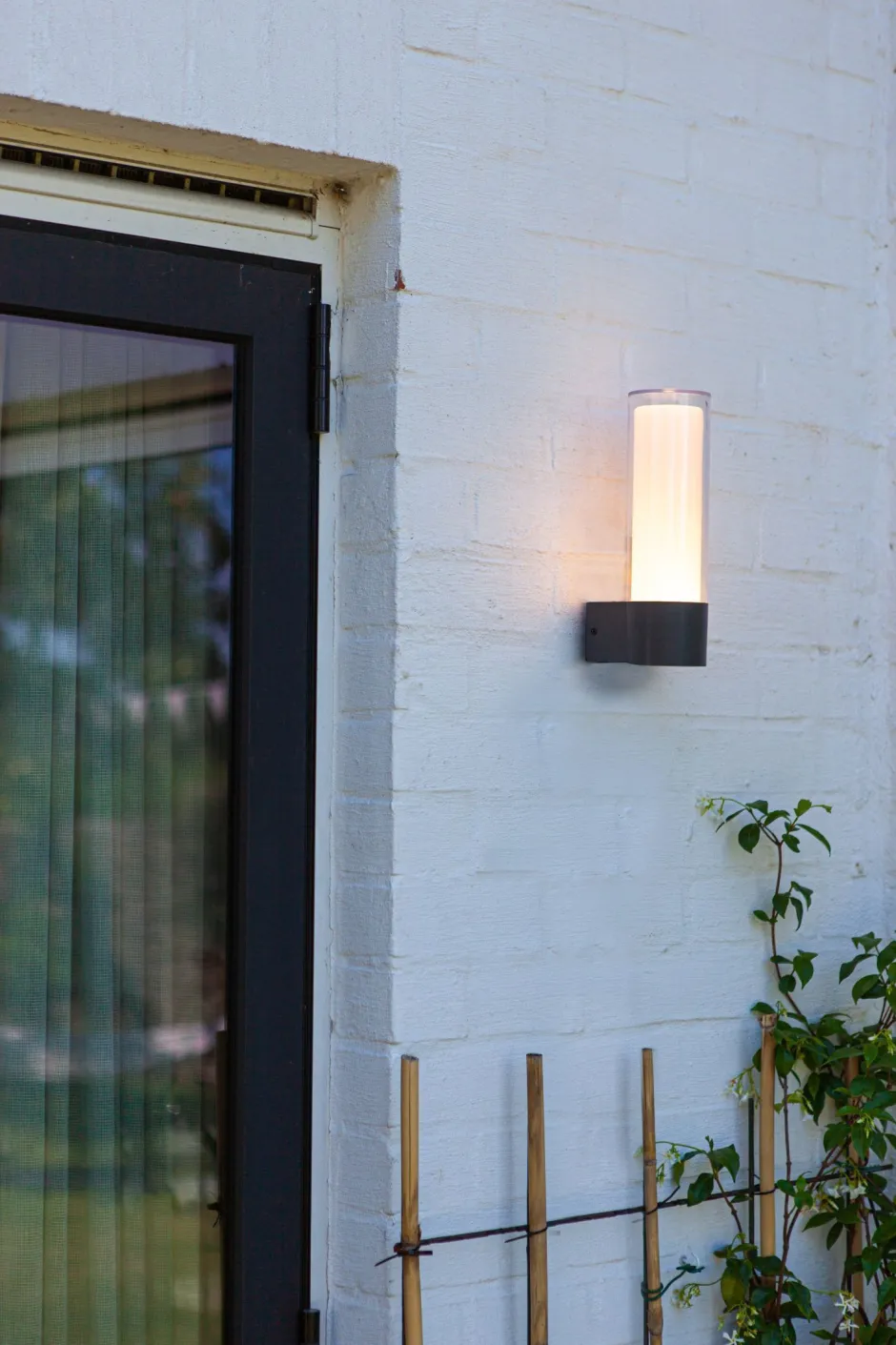 Metall Lampen|Led Außenleuchten*Eco-Light LED Außenwandlampe Aluminium RGB H:26 cm IP44 500 lm