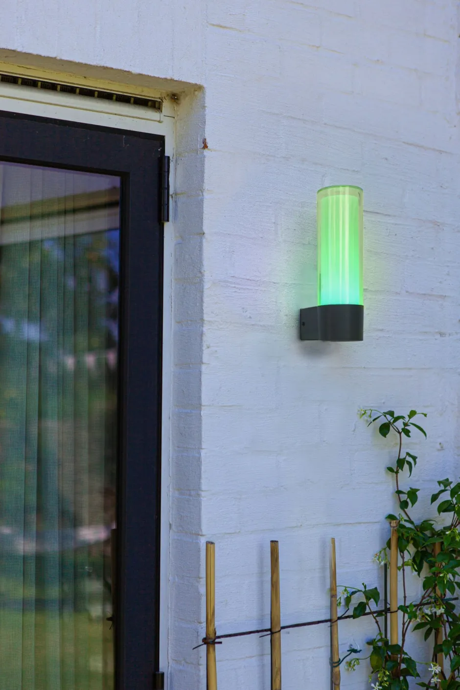 Metall Lampen|Led Außenleuchten*Eco-Light LED Außenwandlampe Aluminium RGB H:26 cm IP44 500 lm