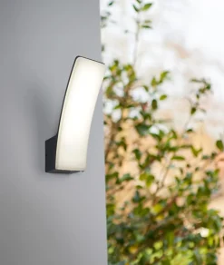 Eco-Light LED Außenwandlampe blendarm H:20,4 cm IP44 Anthrazit< Led Außenleuchten|Moderne Außenleuchten