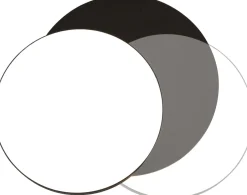 Led Außenleuchten|Außenwandleuchten*Eco-Light LED Außenwandlampe Schwarz IP54 rund Ø30 cm 3000/4000 K