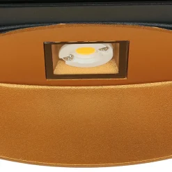 Außenwandleuchten|Moderne Lampen*Nowodvorski LED Außenwandlampe Up Down in Gold Schwarz IP54 5W