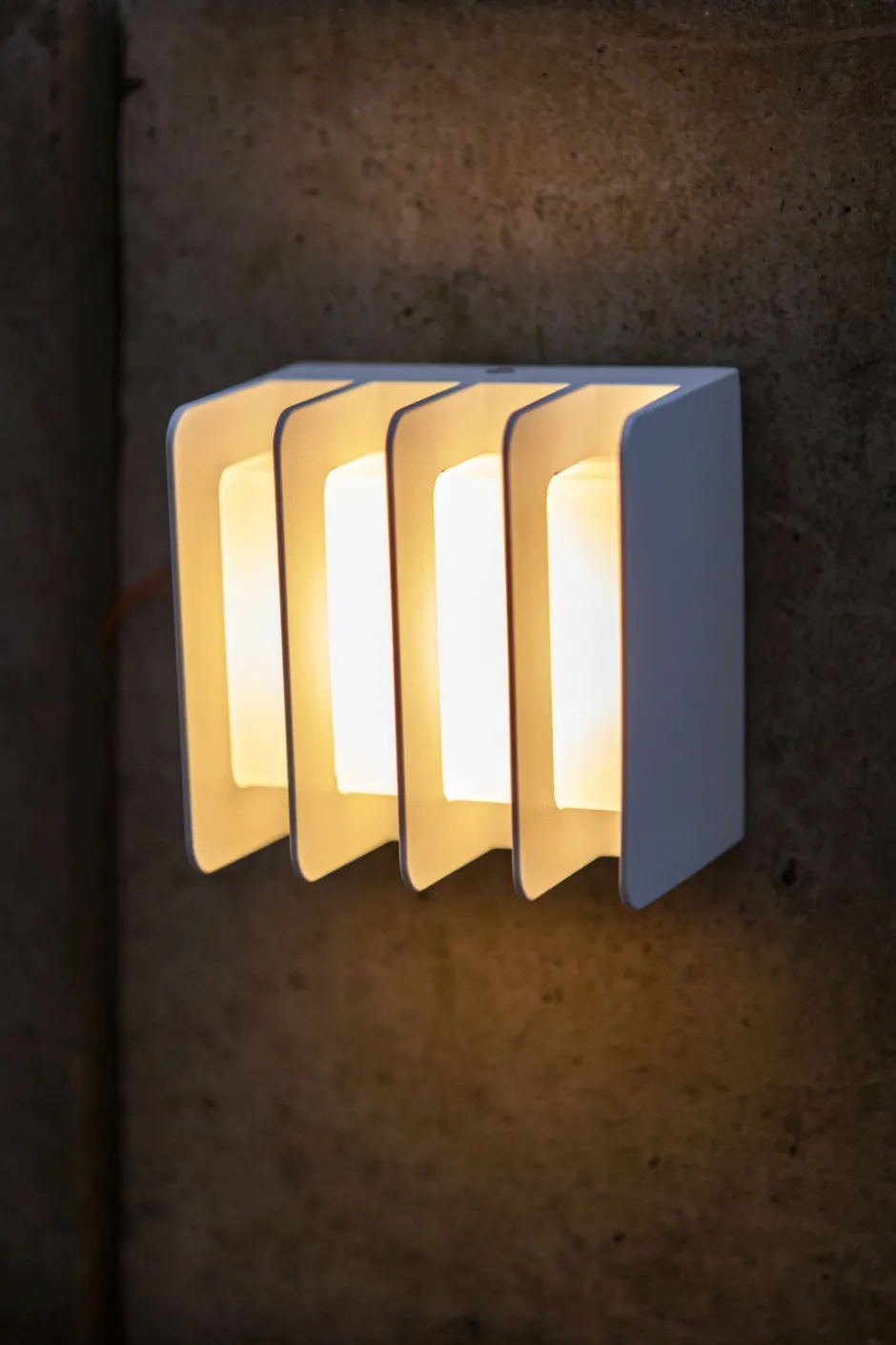 Metall Lampen|Led Außenleuchten*Eco-Light LED Außenwandlampe Weiß 3000 K IP54 dekorativ Modern