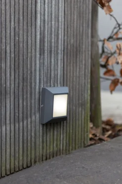 Eco-Light LED Außenwandleuchte Aluminium IP54 4000 K Anthrazit< Metall Lampen|Led Außenleuchten