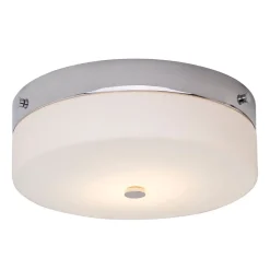 Deckenleuchten|Flurlampen*Elstead LED Bad Deckenleuchte Chrom IP44 Ø30cm Lampe JANJA