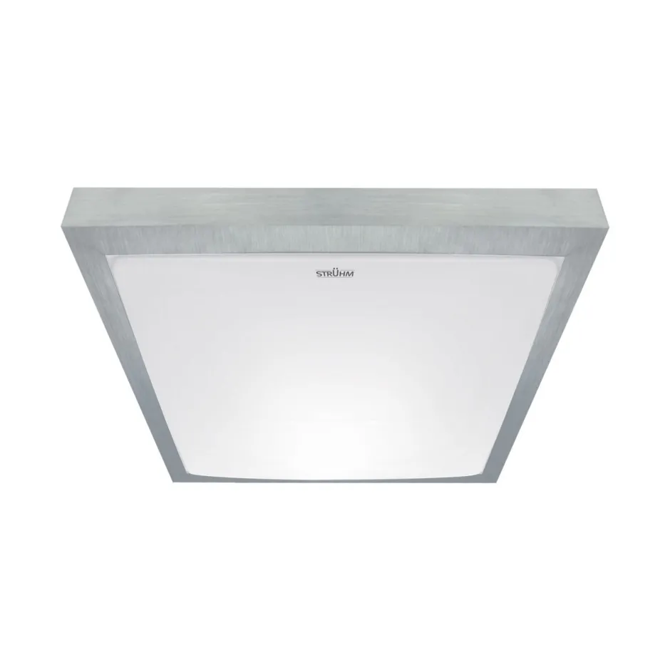 Strühm LED Badezimmerleuchte IP44 B: 27 cm in Silber Weiß 4000 K Decke< Deckenleuchten|Led Lampen