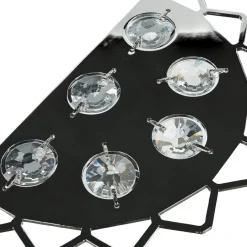 Kristalllampen|Designerlampen*Elstead LED Badlampe Kristall Glas IP44 modernes Design