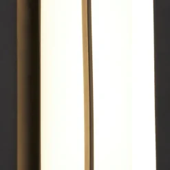 Led Lampen|Wandleuchten*Searchlight LED Badlampe Wand IP44 Schwarz Weiß H: 20 cm blendarm