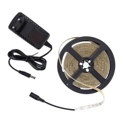 Led Lampen*Strühm LED Band IP65 Netzstecker 6500 K kaltweiß 5m Bad Küche