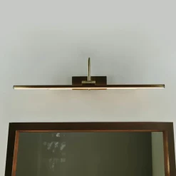 Jugendstil Lampen|Küchenlampen*Nowodvorski LED Bilderleuchte in Messing Antik 12W Jugendstil