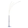 Just Light LED Bogenleuchte in Chrom Metall 6 W 733 lm 215 cm XXL< Wohnzimmerlampen|Metall Lampen