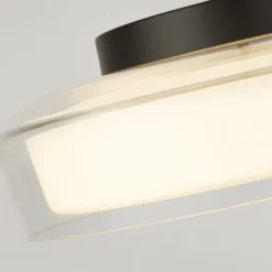 Deckenleuchten|Led Lampen*Searchlight LED Deckenlampe Ø 30 cm IP44 Bad Schwarz matt Weiß