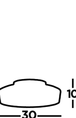 Deckenleuchten|Led Lampen*Searchlight LED Deckenlampe Ø 30 cm IP44 Bad Schwarz matt Weiß