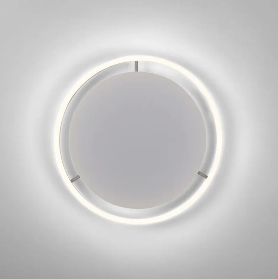 Flurlampen|Bürolampen*Just Light LED Deckenlampe Aluminium Metall Ø39,3 cm 20 W dimmbar