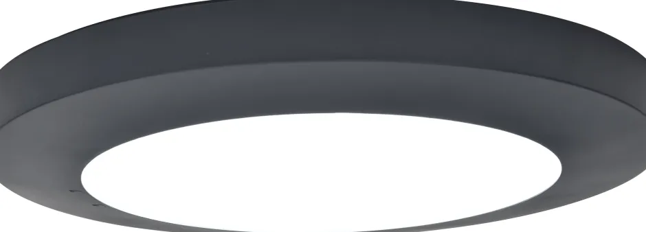 Led Außenleuchten|Deckenleuchten Außen*Eco-Light LED Deckenlampe außen Anthrazit Aluminium IP54 Ø30,5 cm