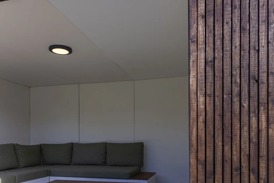 Led Außenleuchten|Deckenleuchten Außen*Eco-Light LED Deckenlampe außen Anthrazit Aluminium IP54 Ø30,5 cm