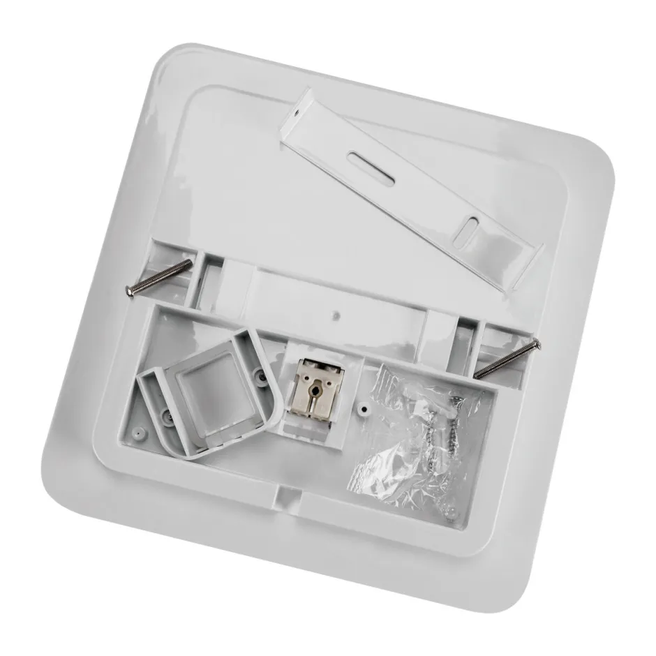 Badezimmer Lampe|Feuchtraumleuchten*Strühm LED Deckenlampe außen IP55 22 cm breit klein Weiß