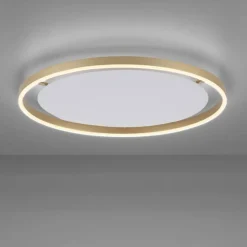 Just Light LED Deckenlampe dimmbar Ø58,5 cm 3650 lm in Messing< Deckenleuchten|Flurlampen