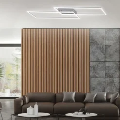 Deckenleuchten|Flurlampen*Paul Neuhaus LED Deckenlampe dimmbar in Stahl 41 W 5400 lm Modern