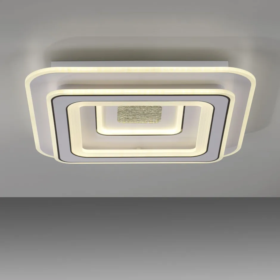 Just Light LED Deckenlampe Dimmer Fernbedienung 6500 lm Nachtlicht< Deckenleuchten|Flurlampen