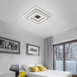 Just Light LED Deckenlampe Dimmer Fernbedienung 6500 lm Nachtlicht< Deckenleuchten|Flurlampen