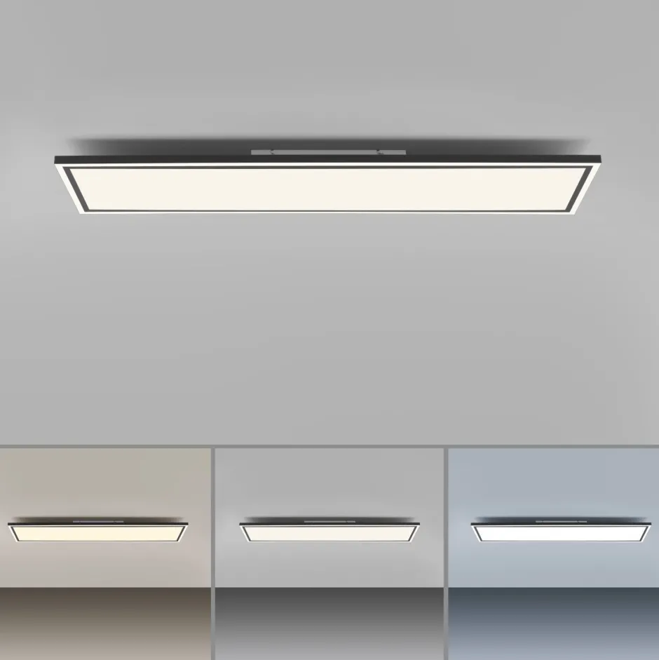 Flurlampen|Bürolampen*Just Light LED Deckenlampe Fernbedienung 5900 lm 120 cm dimmbar