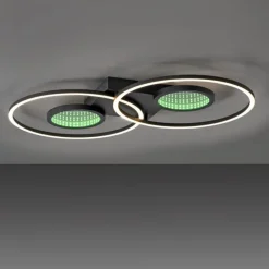 Just Light LED Deckenlampe Fernbedienung Tiefenwirkung 2700-5000 K< Deckenleuchten|Flurlampen