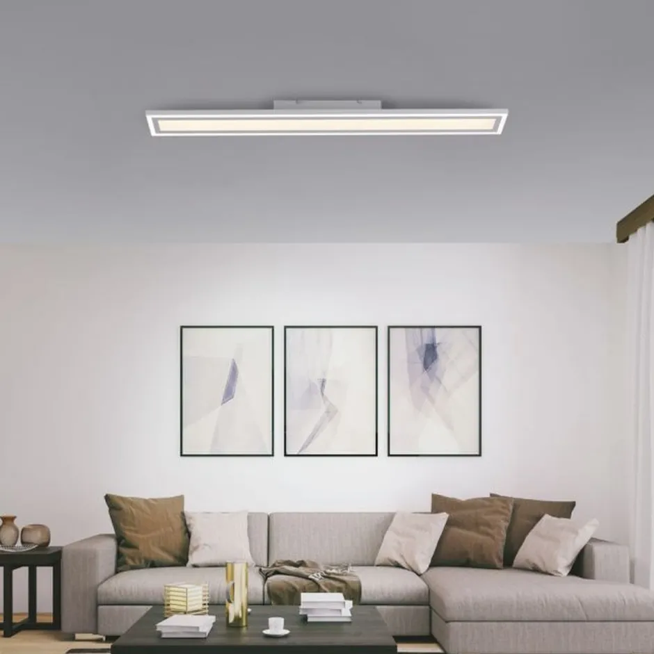 Flurlampen|Bürolampen*Just Light LED Deckenlampe Fernbedienung dimmbar 2000 lm L:100 cm