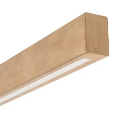 Wohnzimmerlampen|Holzlampen*TK Lighting LED Deckenlampe Holz Metall 96 cm lang H: 16,5 cm 3000 K