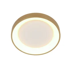 Steinhauer LED Deckenlampe in Gold Weiß Ø28 cm 2700 K wohnlich< Led Lampen|Deckenleuchten