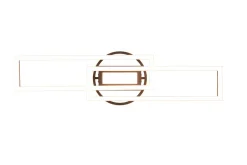 Trio Reality LED Deckenlampe in Messing Dimmer Fernbedienung 30 W< Wohnzimmerlampen|Metall Lampen