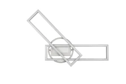 Flurlampen|Bürolampen*Trio Reality LED Deckenlampe in Nickel Dimmer Fernbedienung 4500 lm