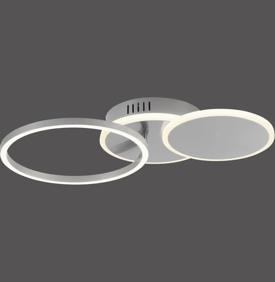 Just Light LED Deckenlampe in Stahl Metall warmweiß 26 W beweglich< Flurlampen|Bürolampen