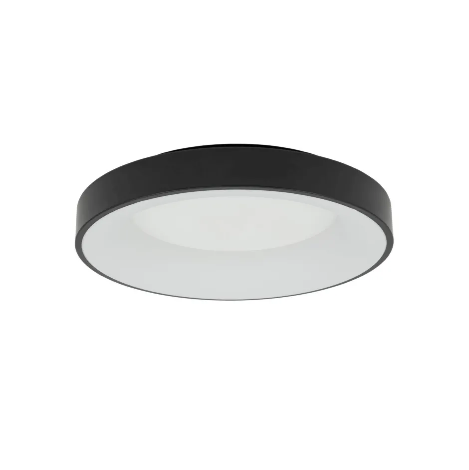 Nowodvorski LED Deckenlampe Metall Ø48 cm Schwarz blendarm wohnlich< Deckenleuchten|Led Lampen