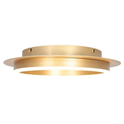Steinhauer LED Deckenlampe Metall Kunststoff in Gold B:32 cm Ring< Deckenleuchten|Led Lampen