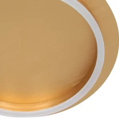 Steinhauer LED Deckenlampe Metall Kunststoff in Gold B:32 cm Ring< Deckenleuchten|Led Lampen