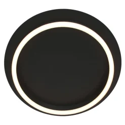 Deckenleuchten|Led Lampen*Steinhauer LED Deckenlampe Metall Kunststoff Schwarz 20 W 2700 K