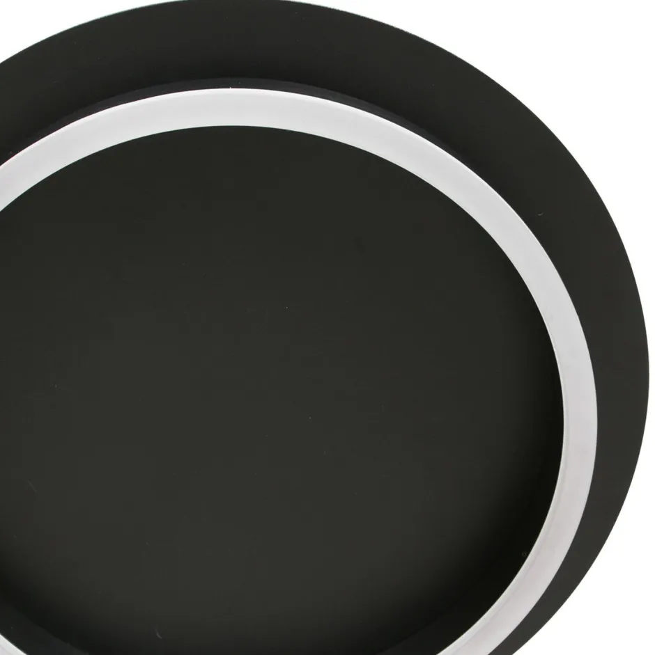 Deckenleuchten|Led Lampen*Steinhauer LED Deckenlampe Metall Kunststoff Schwarz 20 W 2700 K