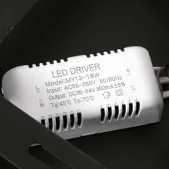 Deckenleuchten|Led Lampen*Steinhauer LED Deckenlampe Metall Kunststoff Schwarz 20 W 2700 K